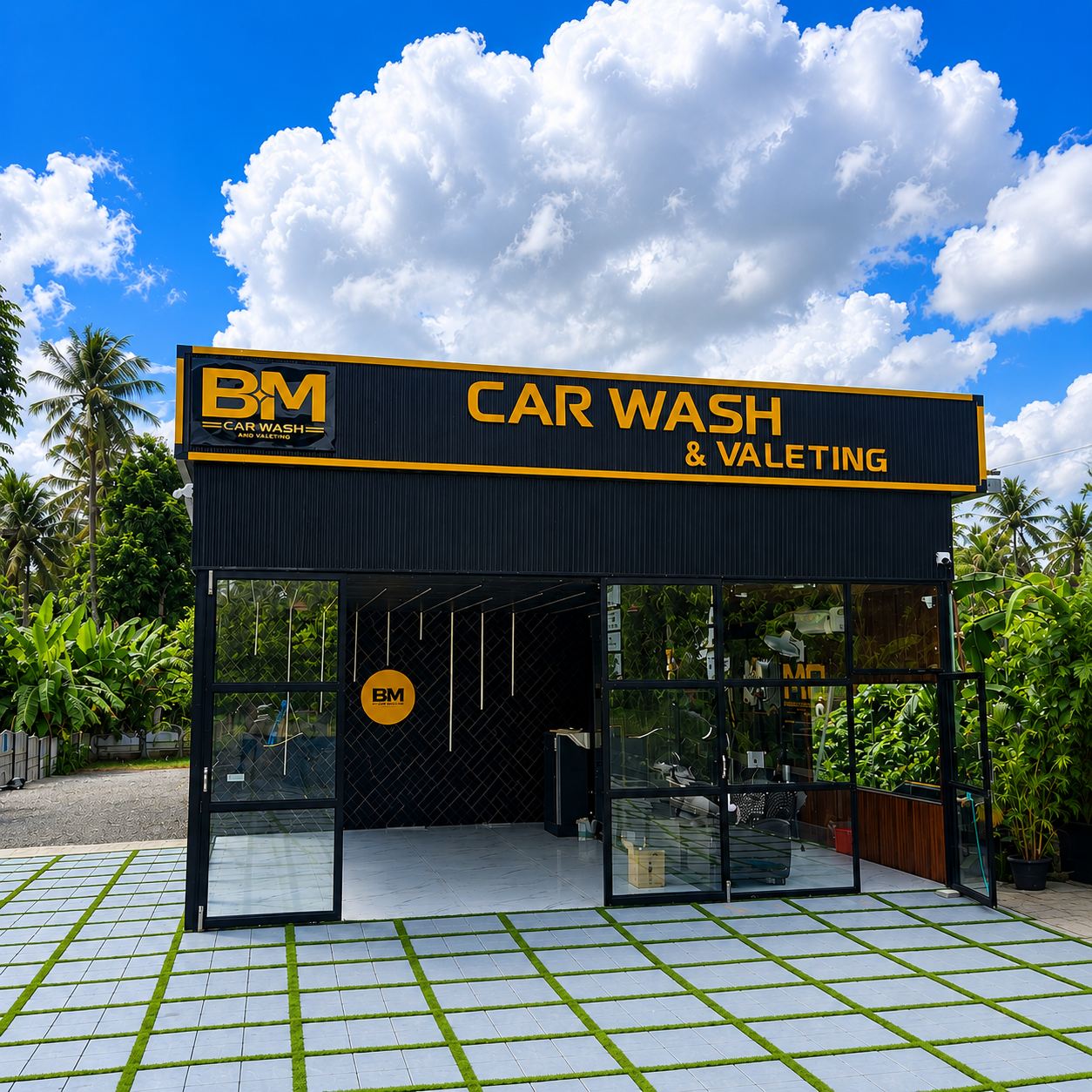 Full Body Wash + Interior Vacuum + Dash Board Polishing + Tyre Polishing for Hatch Back/Sedan @ ₹199